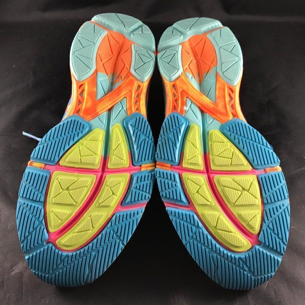 Asics GEL Noosa Tri 10 Triathlon yellow multicolor MINT CONDITION 6.5 US MEDIUM - Picture 6 of 6